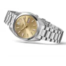 Seiko 5 Sports SNXS Automatic Gold Dial Silver Steel Strap Watch for Men - SRPL59K1